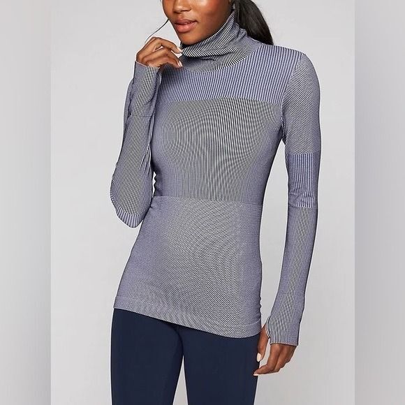 Athleta FLURRY BASE LAYER TURTLENECK Charcoal Grey Small - Picture 9 of 10